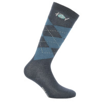 Calze Riding World Losange Blu navy