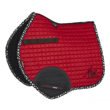 Sottosella Mini LeMieux Suede Jump Square Chilli modello precedente Rosso