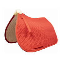 Tapis de selle T de T Thérèse Blanc