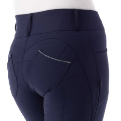 Pantaloni push up Equithème Bella Blu navy