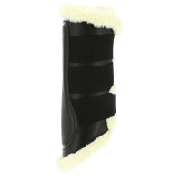 Ghette chiuse Norton montone sintetico Nero / écru