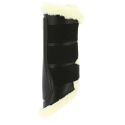 Ghette chiuse Norton montone sintetico Nero / écru