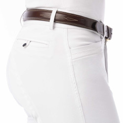Pantaloni Equitheme Georg uomo Bianco
