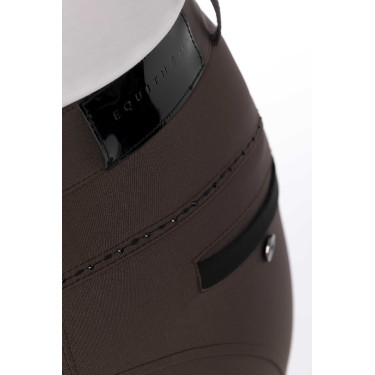 Pantaloni Equithème Safir Marrone / nero