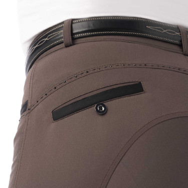 Pantaloni Equithème Safir Marrone / nero