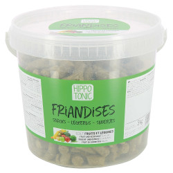 Dolcetti per cavalli Hippo-Tonic gusto frutta e verdura