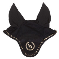 Cuffia antimosche Back On Track con orecchie Nero Cuffia antimosche Back On Track con orecchie Nero