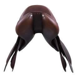 Sella mista Eric Thomas Élite martellata Avana Marrone