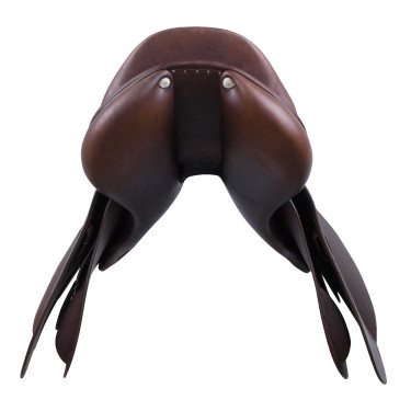 Sella mista Eric Thomas Élite martellata Avana Marrone