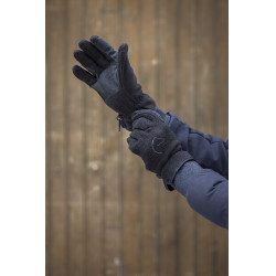 Guanti in pile Equithème Picot Nero Guanti in pile Equithème Picot Nero