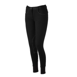 Pantaloni Equithème Pro Nero / bianco Pantaloni Equithème Pro Nero / bianco
