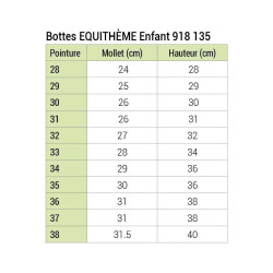 Stivali Equithème Bambino Nero