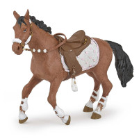 Figura Cavallo della cavallerizza fashion inverno Papo