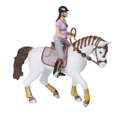 Statuetta Cavallo intrecciato Papo Statuetta Cavallo intrecciato Papo