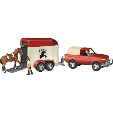 Personaggio 4x4 fuoristrada e il suo conducente Papo Personaggio 4x4 fuoristrada e il suo conducente Papo