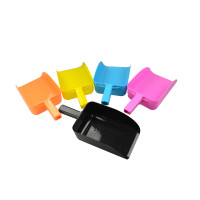 Paletta per cereali in plastica colorata Nero