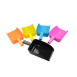 Paletta per cereali in plastica colorata Nero