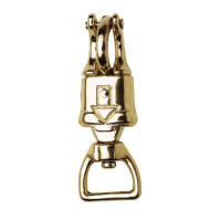 Moschettone di panico ottonato