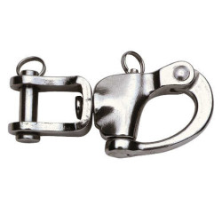 Moschettone da attacco in acciaio inox