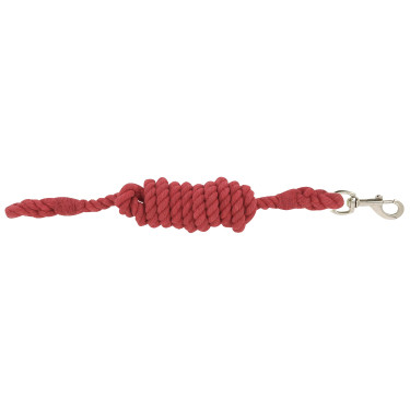 Lunga corda di cotone intrecciato Rosso