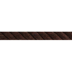 Lunga corda di cotone intrecciato Bordeaux