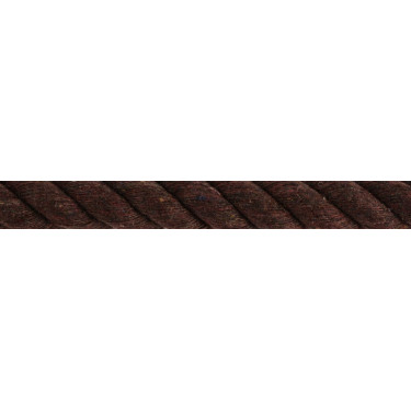 Lunga corda di cotone intrecciato Bordeaux