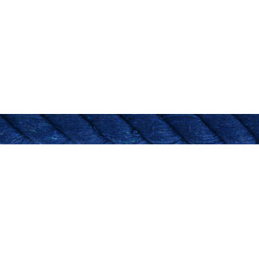 Lunga corda di cotone intrecciato Blu reale Lunga corda di cotone intrecciato Blu reale