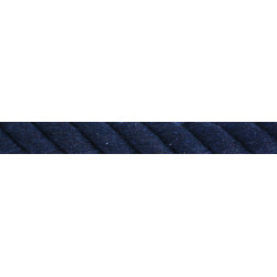 Lunga corda di cotone intrecciato Blu navy