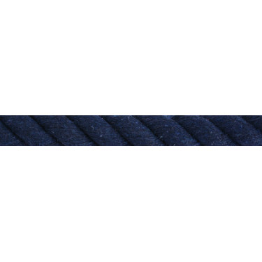 Lunga corda di cotone intrecciato Blu navy