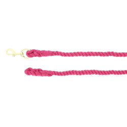 Lunga corda di cotone intrecciato Fucsia Rosa