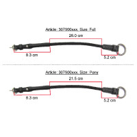 Montanti di sollevamento in cuoio/corda Eric Thomas Pro Avana Marrone
