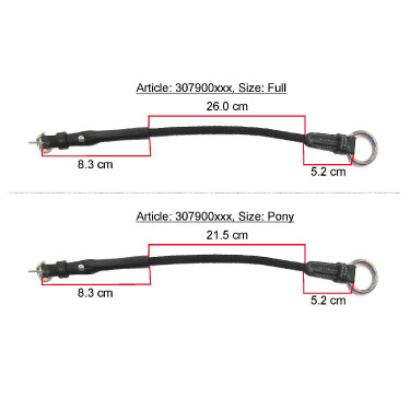 Montanti di sollevamento in cuoio/corda Eric Thomas Pro Nero