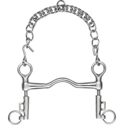 Mors Saumur Feeling a pompa inox satinato