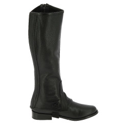 Mini-chaps Equithème in pelle Nero