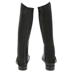 Mini-chaps Equithème in pelle Nero