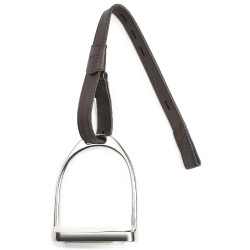 Staffili sintetici Wintec con gancio Marrone