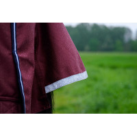 Coperta Equithème Tyrex 1200 D High Neck Marino / bordeaux Blu