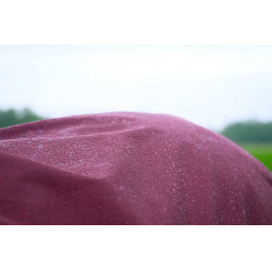 Coperta Equithème Tyrex 1200 D High Neck Marino / bordeaux Blu