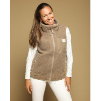 Gilet On GEM senza maniche da donna Castagno Marrone