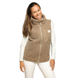 Gilet On GEM senza maniche da donna Castagno Marrone