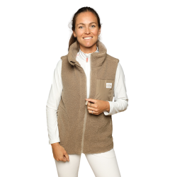 Gilet On GEM senza maniche da donna Castagno Marrone