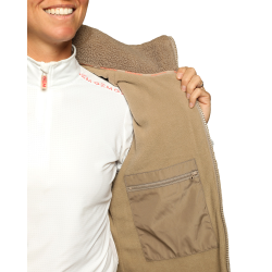 Gilet On GEM senza maniche da donna Castagno Marrone
