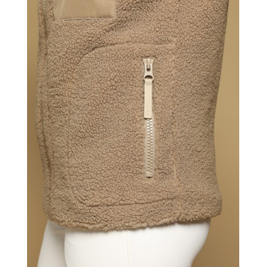 Gilet On GEM senza maniche da donna Castagno Marrone