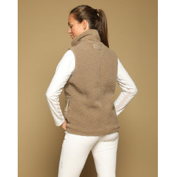 Gilet On GEM senza maniche da donna Castagno Marrone
