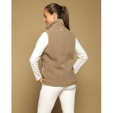 Gilet On GEM senza maniche da donna Castagno Marrone