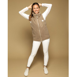Gilet On GEM senza maniche da donna Castagno Marrone