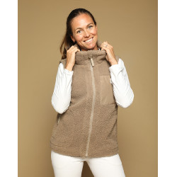 Gilet On GEM senza maniche da donna Castagno Marrone