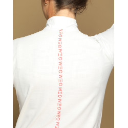 Polo Victore GEM a maniche lunghe da donna Bianco