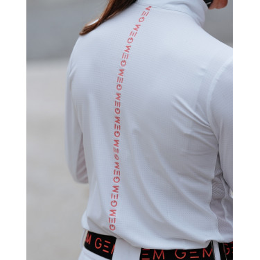 Polo Victore GEM a maniche lunghe da donna Bianco