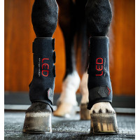 Stinchiere terapeutici Horseware con luce rossa a LED Nero / nero